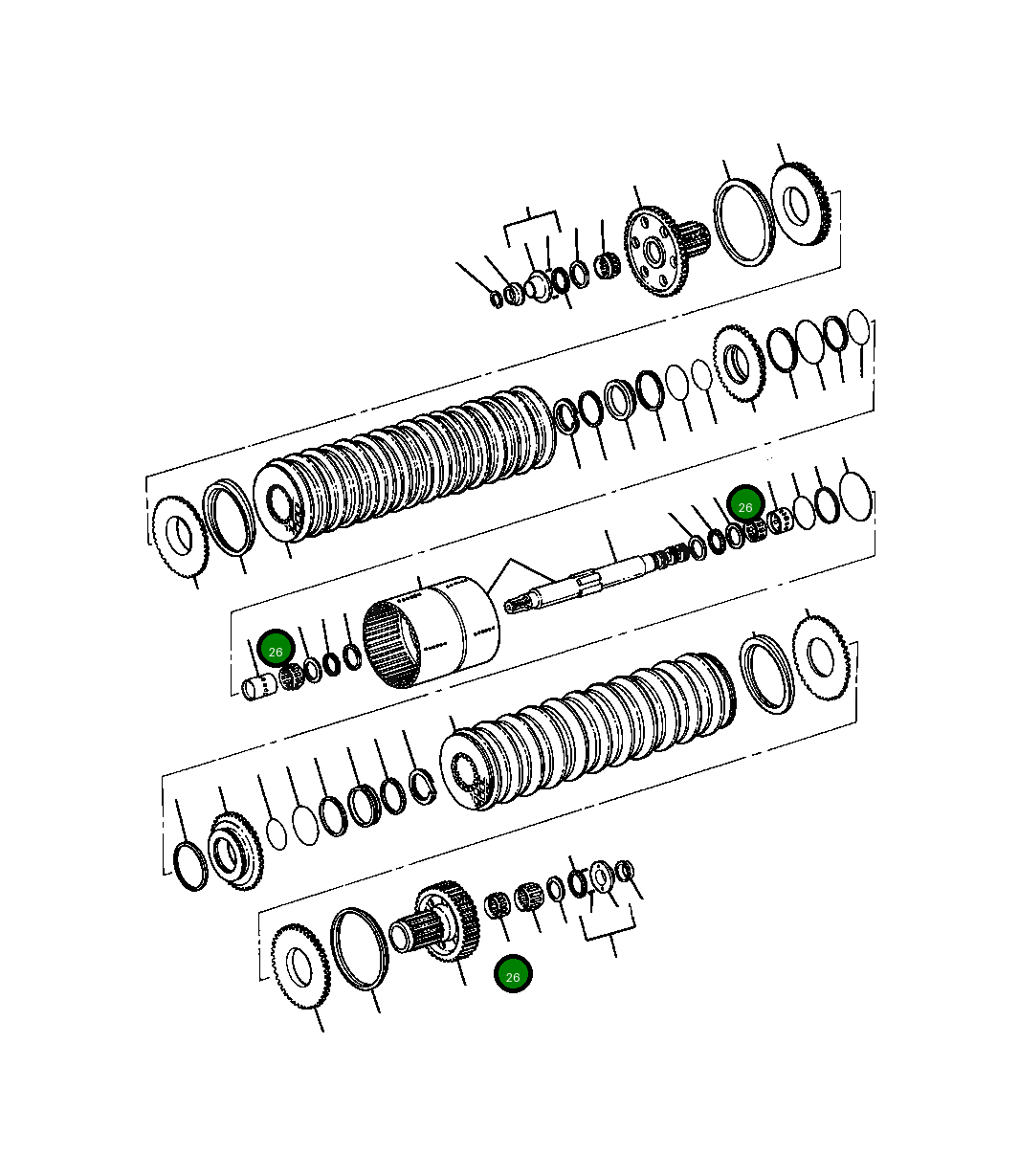 Подшипник 931 166 C91 Komatsu