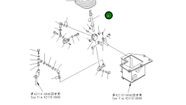 Рычаг 134-43-64320 Komatsu