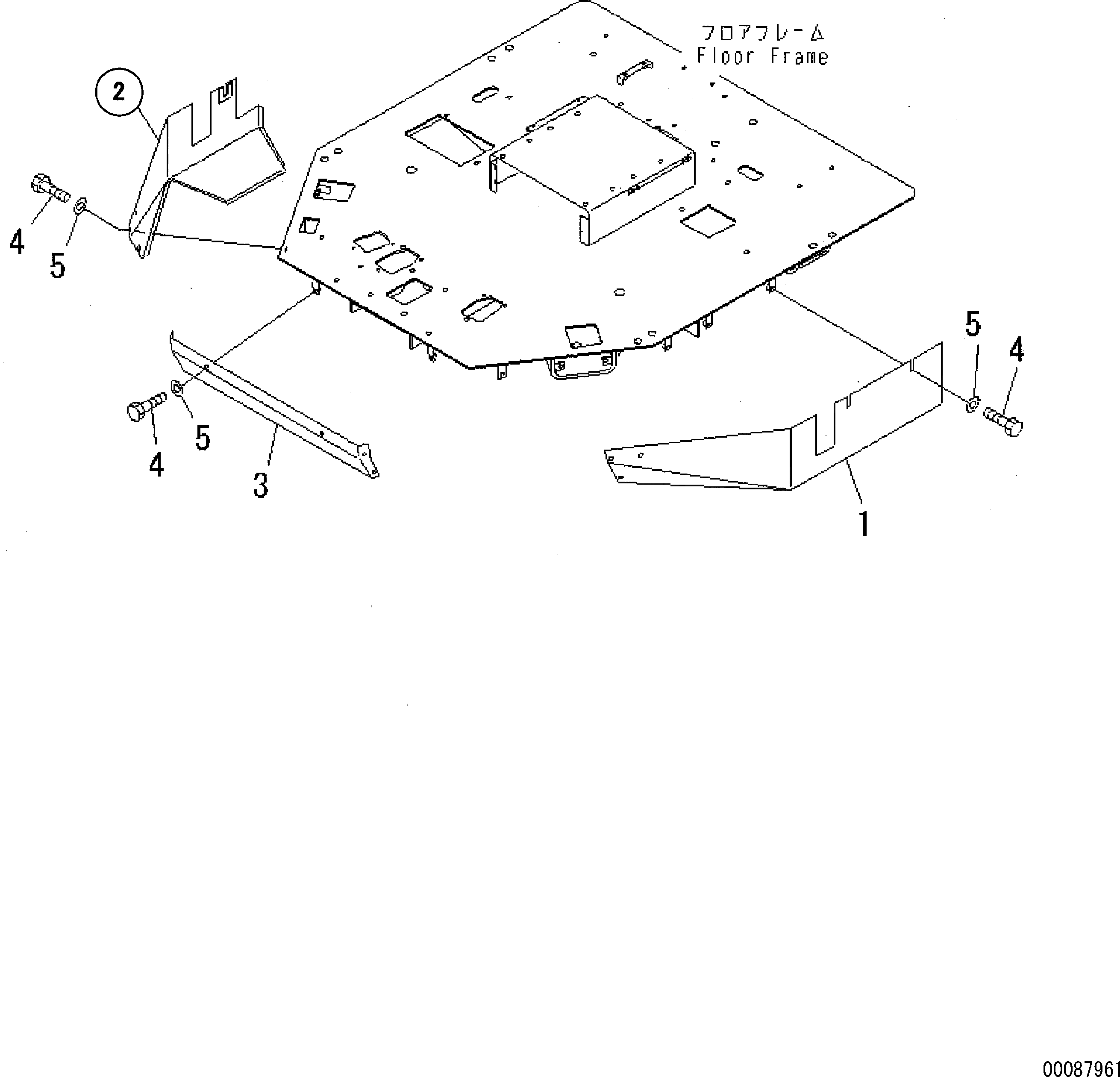 Крышка 425-54-24271  Komatsu