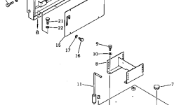 Крышка 201-54-31320 Komatsu