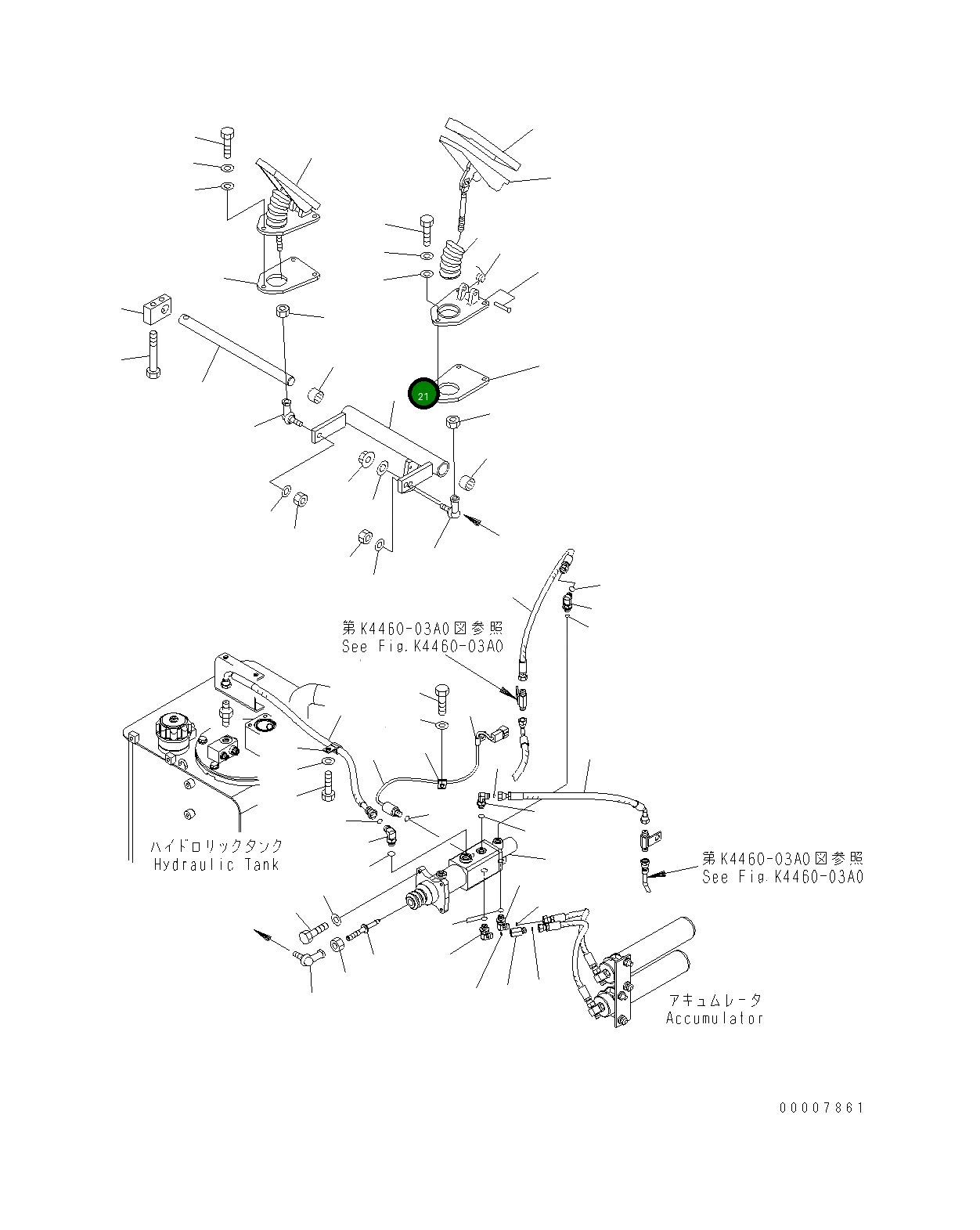 Рычаг 419-43-H2150 Komatsu