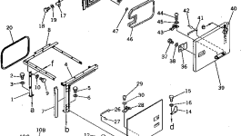 Крышка 205-54-85870 Komatsu