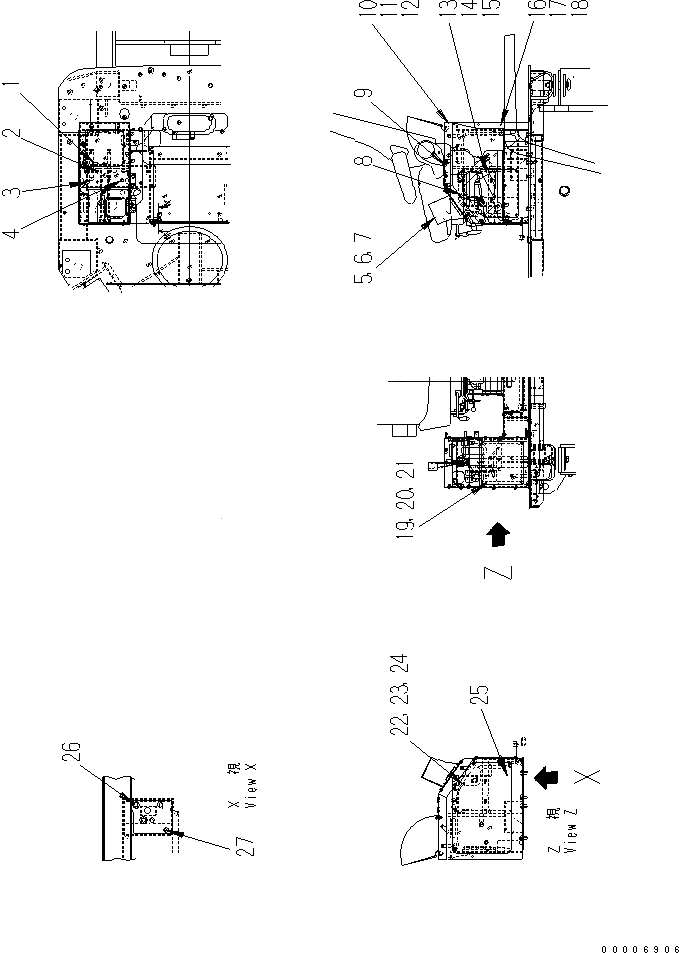 Крышка 417-J90-1740 Komatsu