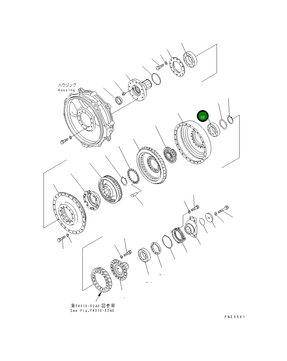 Подшипник 711-53-21550 Komatsu