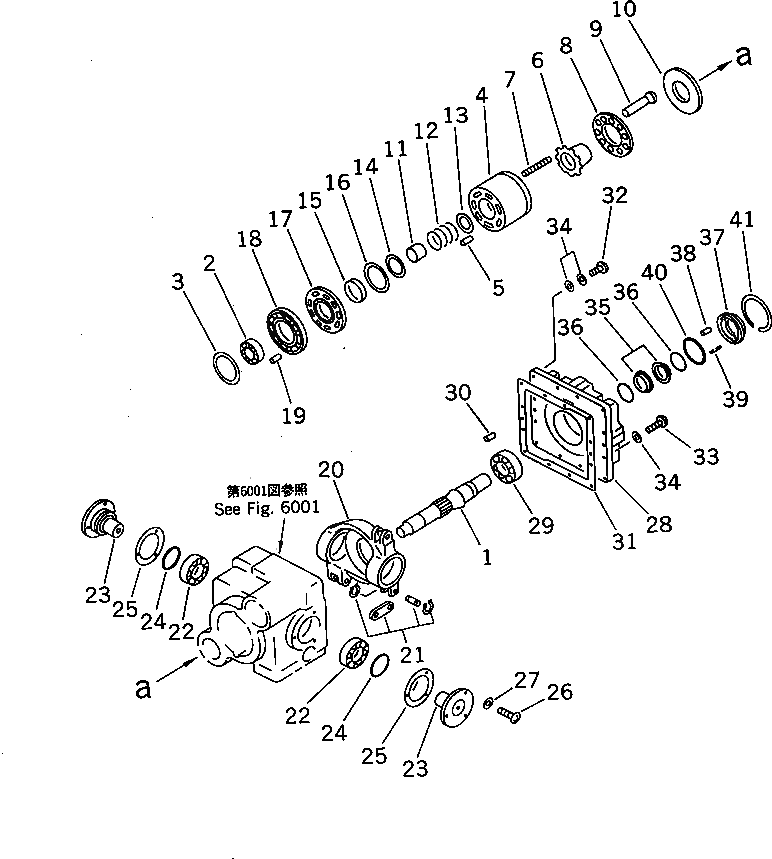Подшипник 262-61-52720 Komatsu