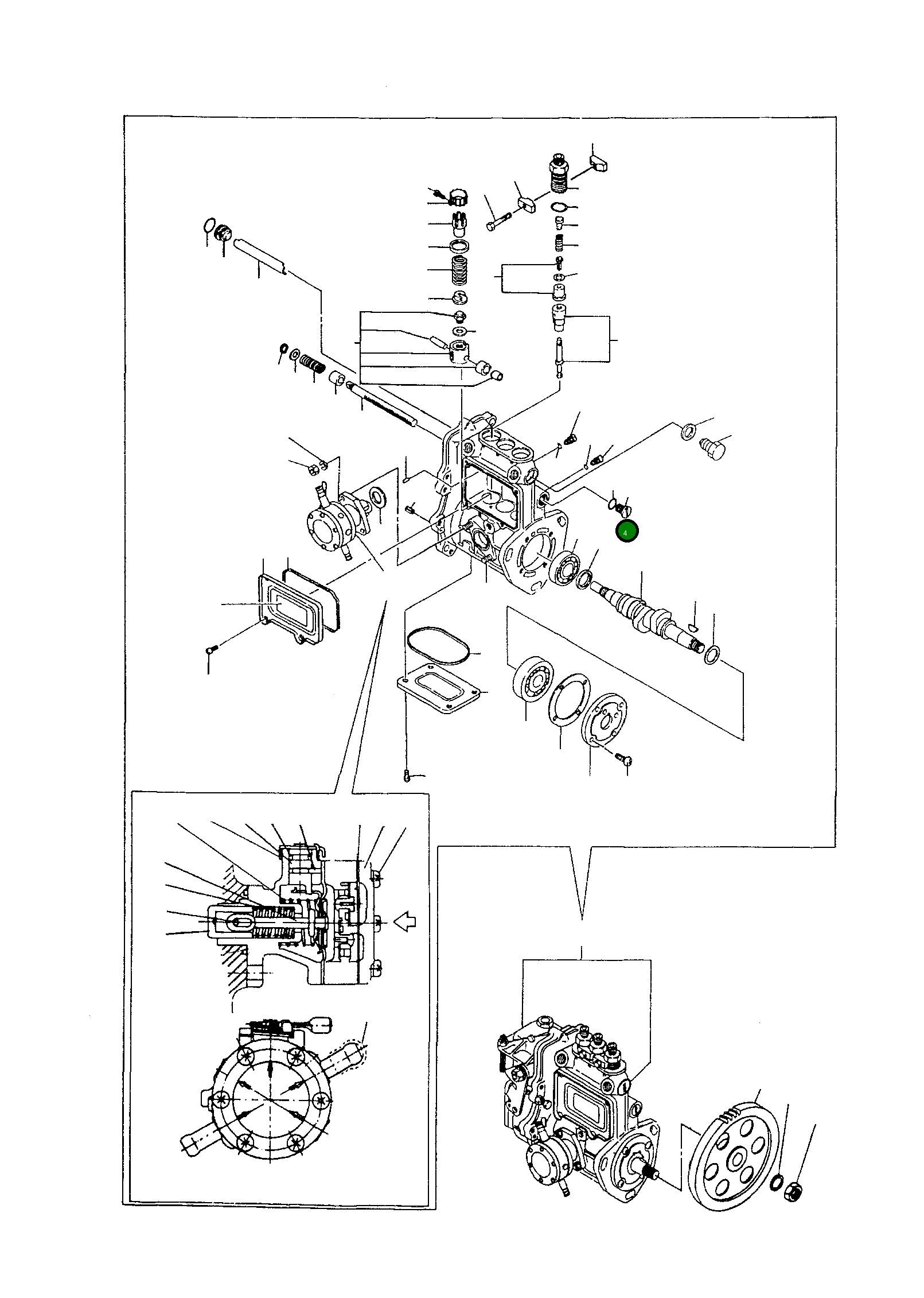 Подшипник YMR000207 Komatsu