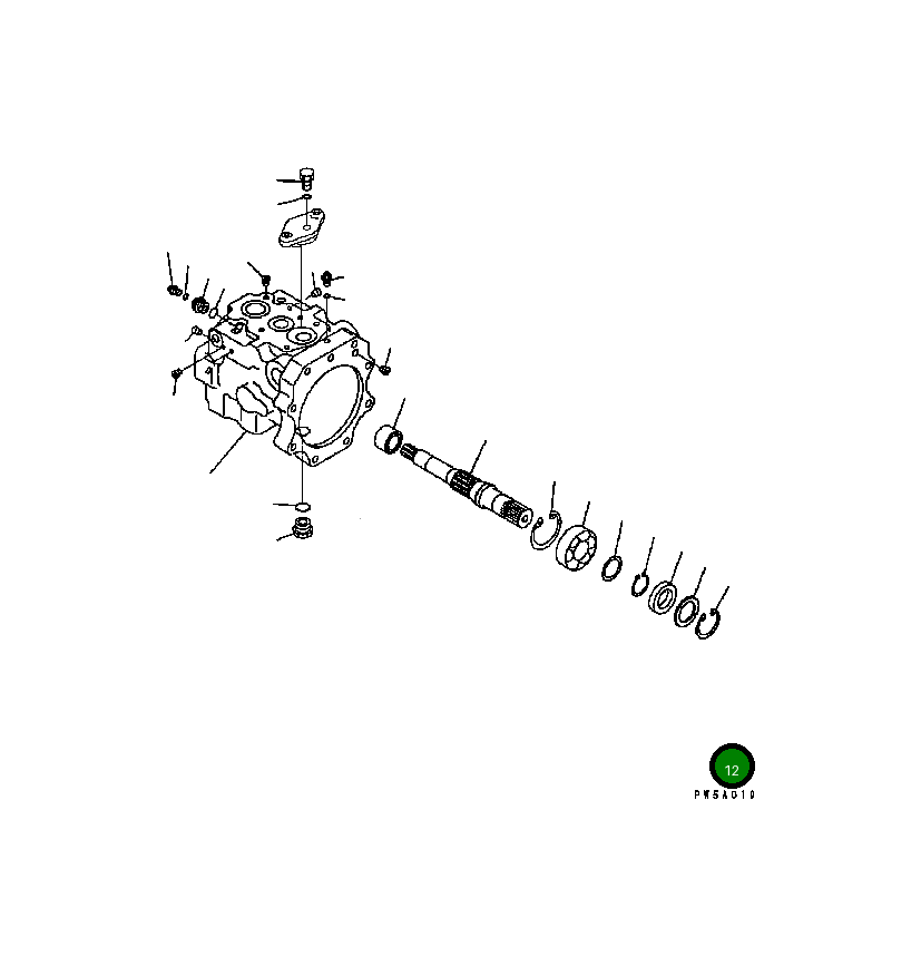 Подшипник 08-1W-22140 Komatsu