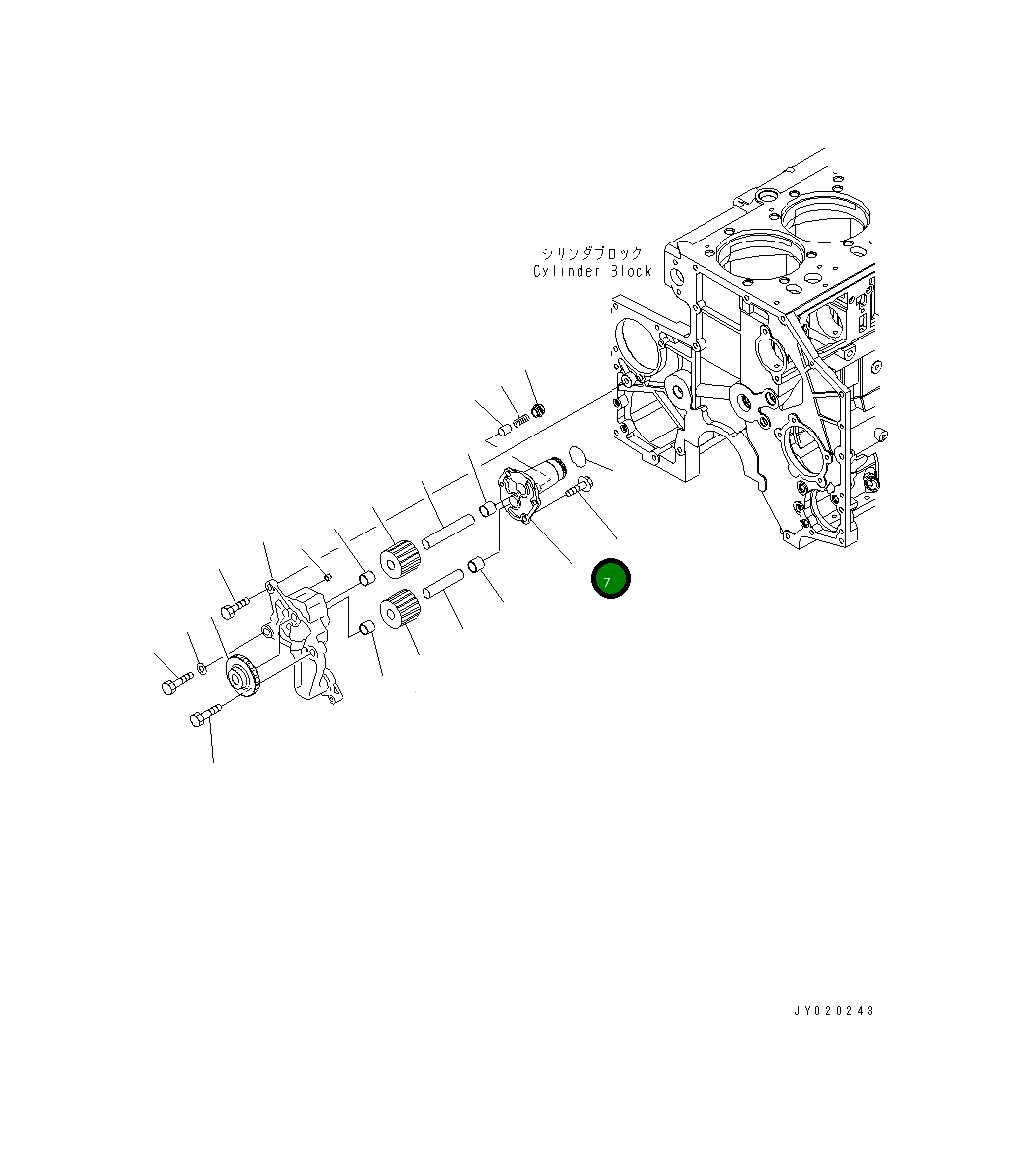 Крышка PML107-09830 Komatsu