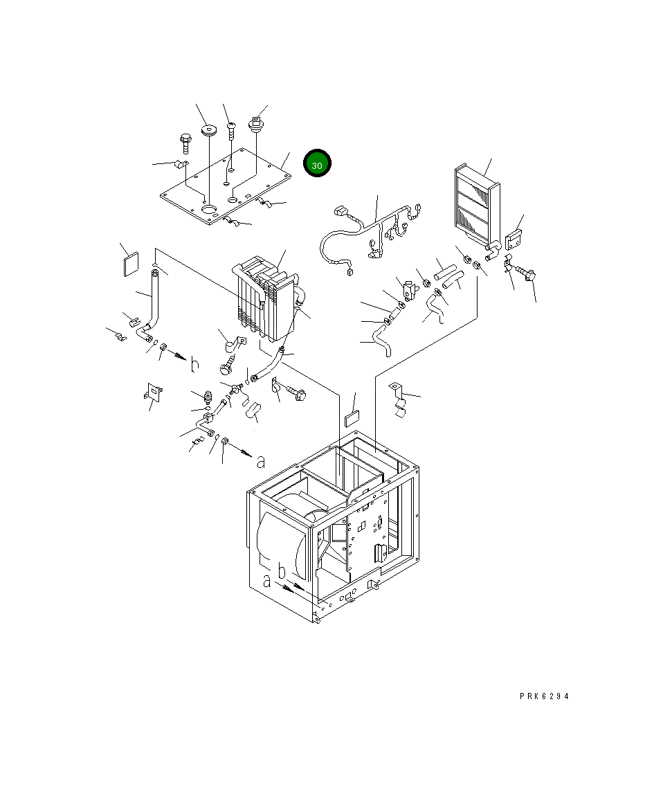 Крышка ND146370-1670 Komatsu