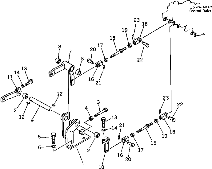 Рычаг 20T-43-31141 Komatsu