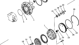 Роликовый подшипник TZ310B1022-00 Komatsu