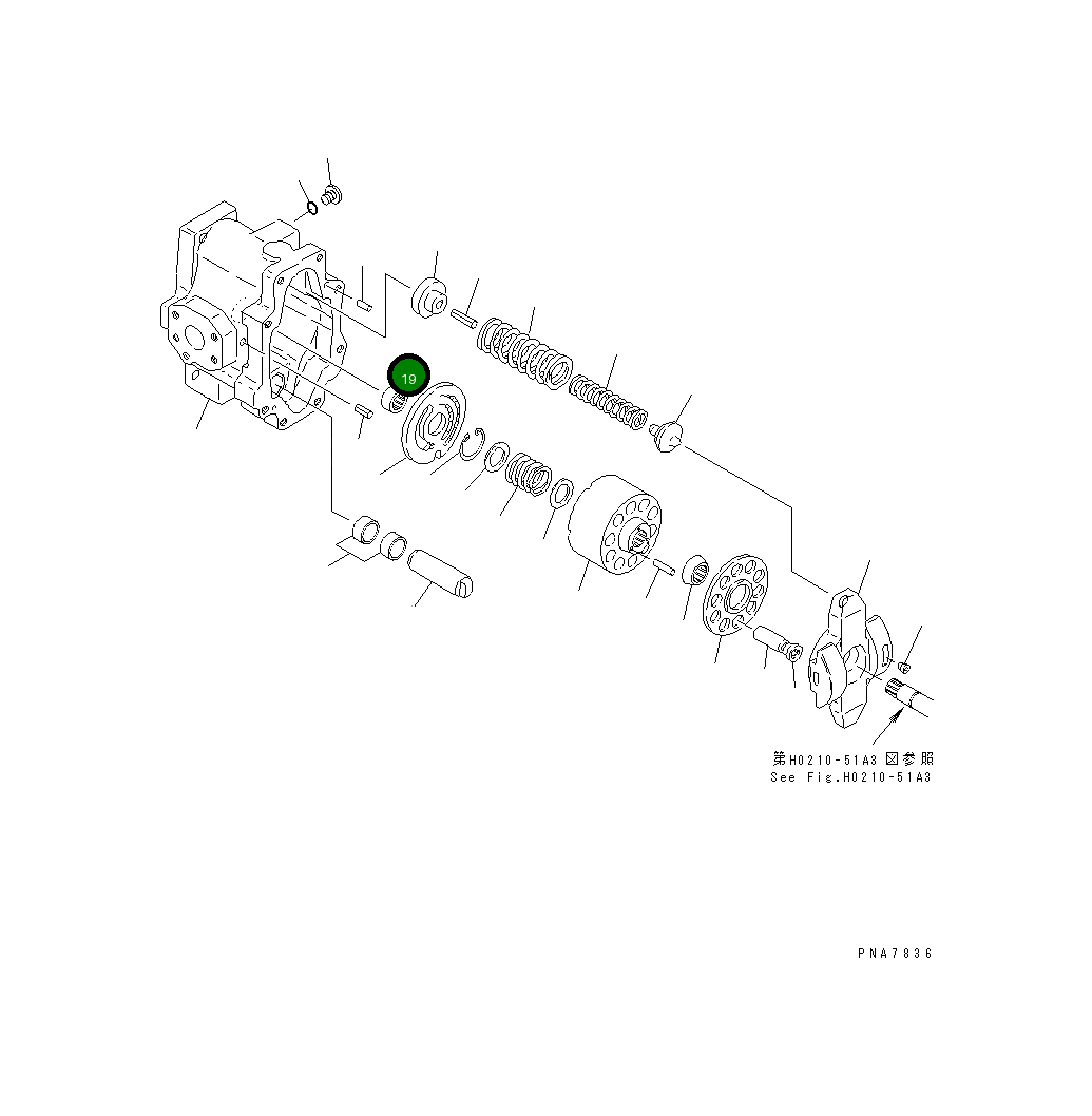 Подшипник FUTA2020Z  Komatsu