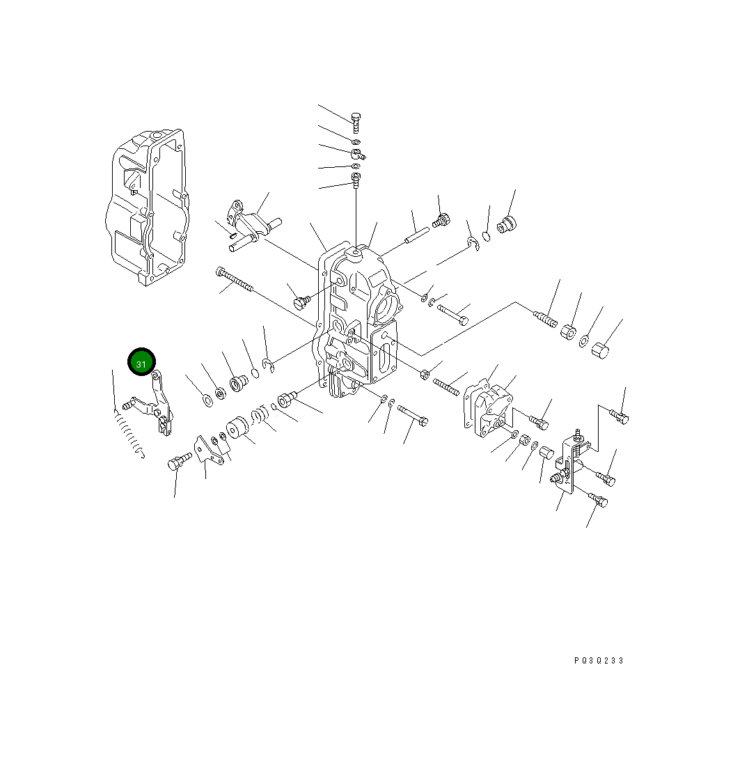 Рычаг DK154347-7520 Komatsu