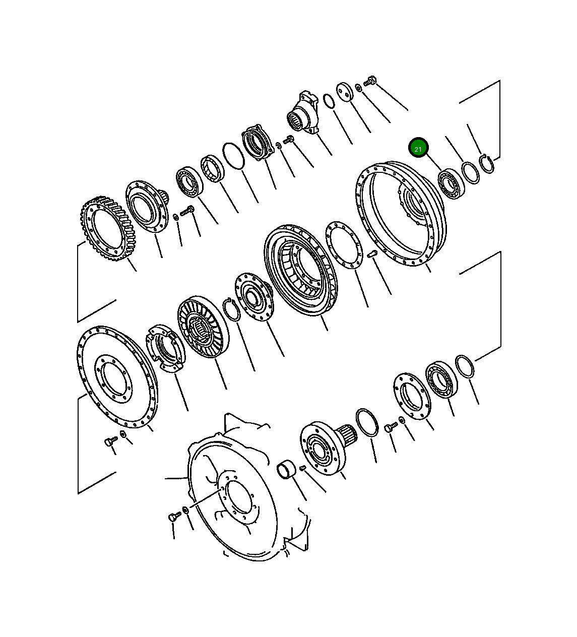 Подшипник 06043-06014 Komatsu