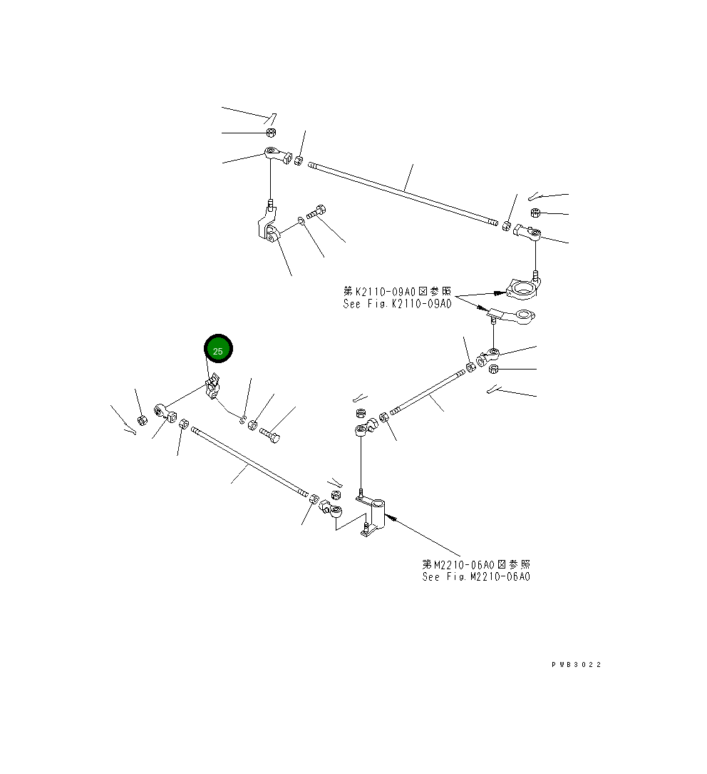 Рычаг 156-43-22140 Komatsu
