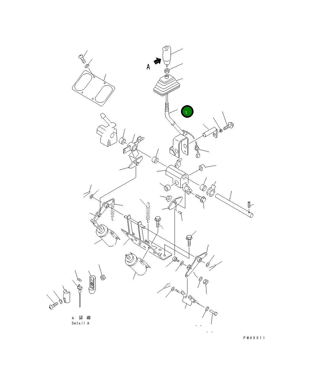 Рычаг 419-S35-2131 Komatsu