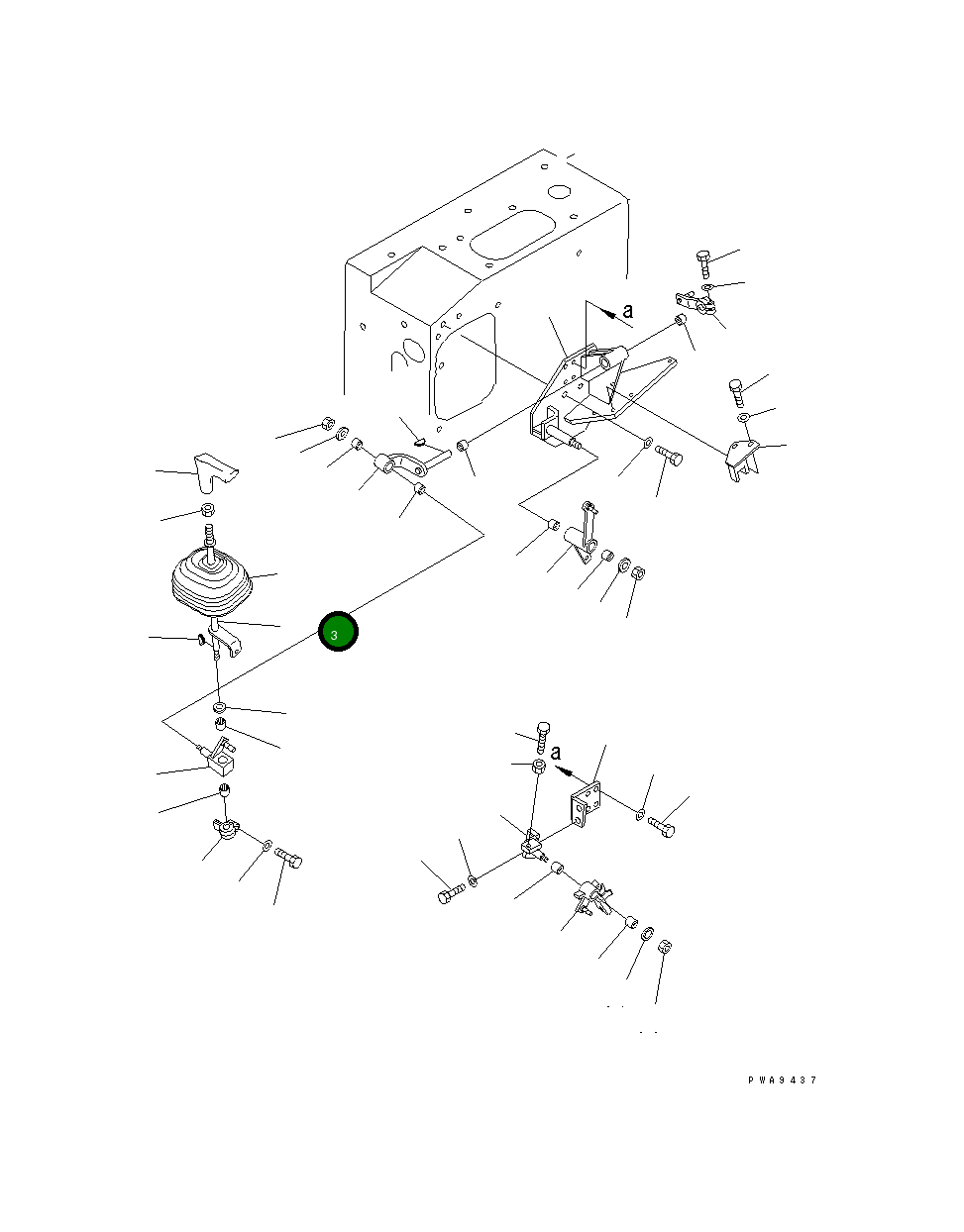 Рычаг 134-43-38720 Komatsu