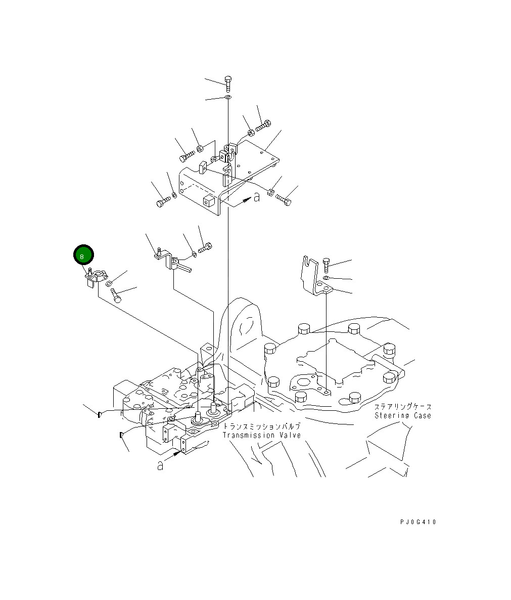 Рычаг 198-43-51120 Komatsu