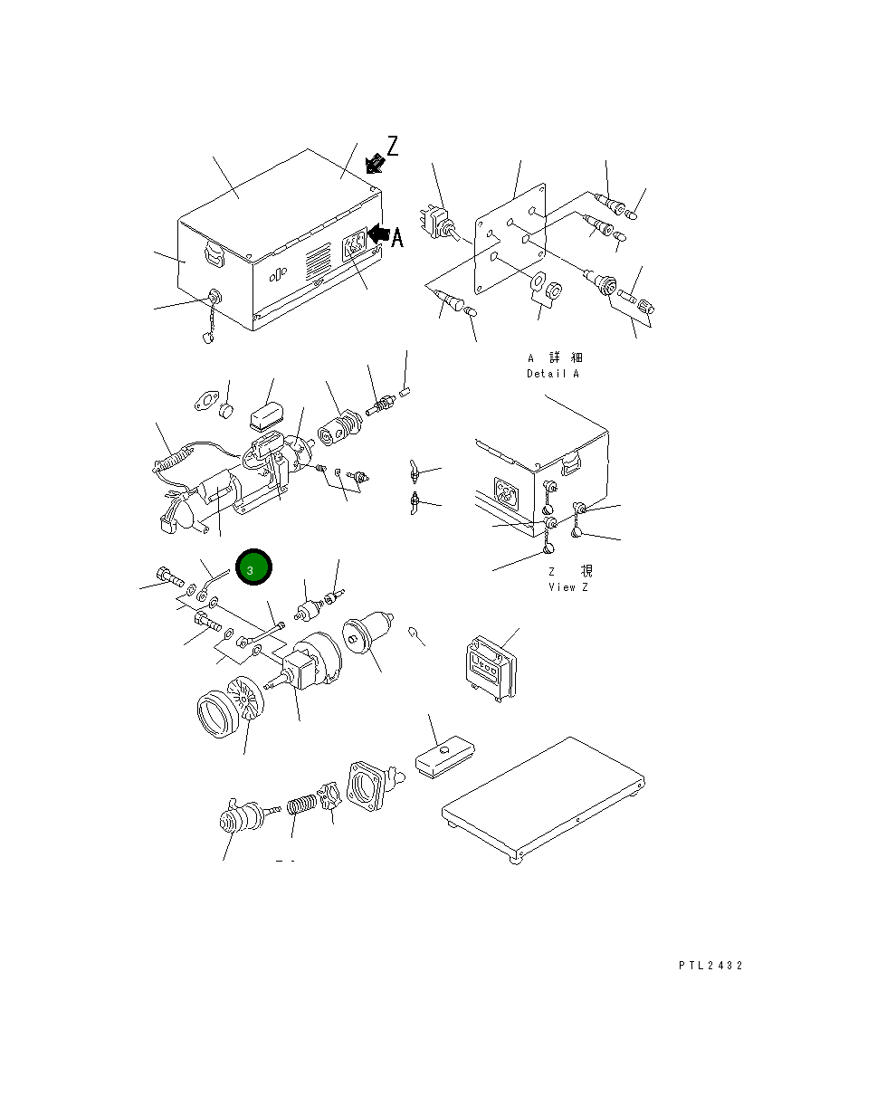 Крышка MK12HA-3/215-3 Komatsu