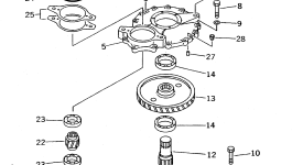 Роликовый подшипник 06002-32922 Komatsu