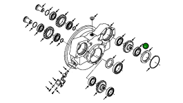 Подшипник 1437 657 H1 Komatsu