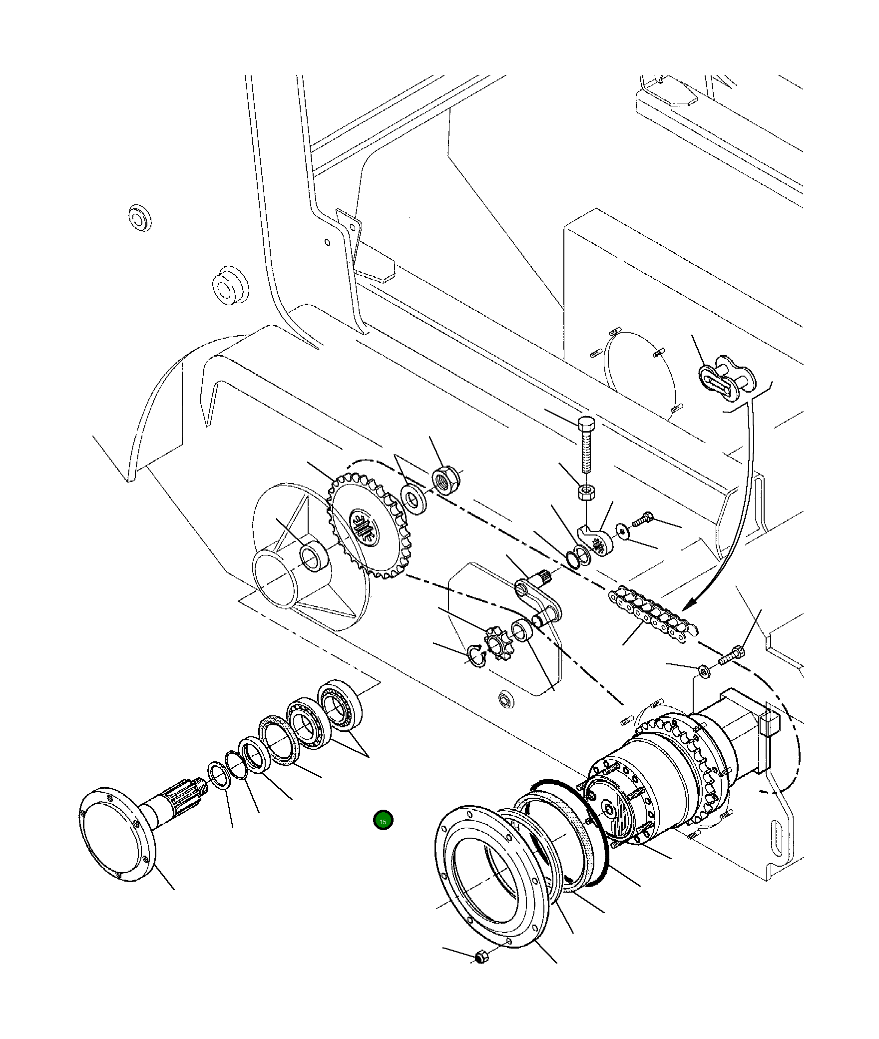 Подшипник 805300159 Komatsu