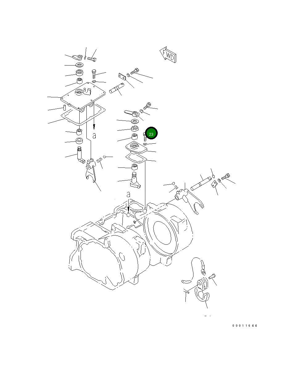 Рычаг 101-Z61-5220 Komatsu