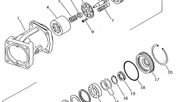 Крышка 706-87-40230  Komatsu