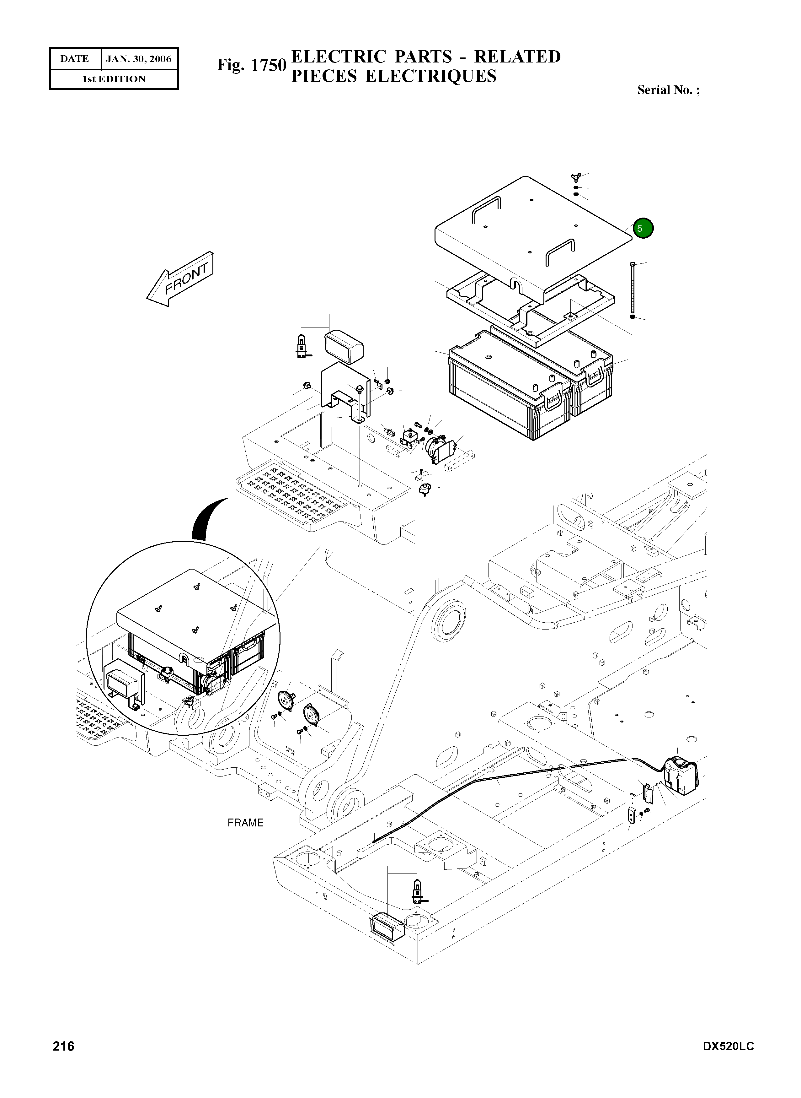 Крышка K1002795B  Komatsu