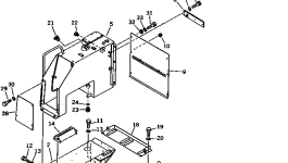 Корпус 103-54-39121 Komatsu