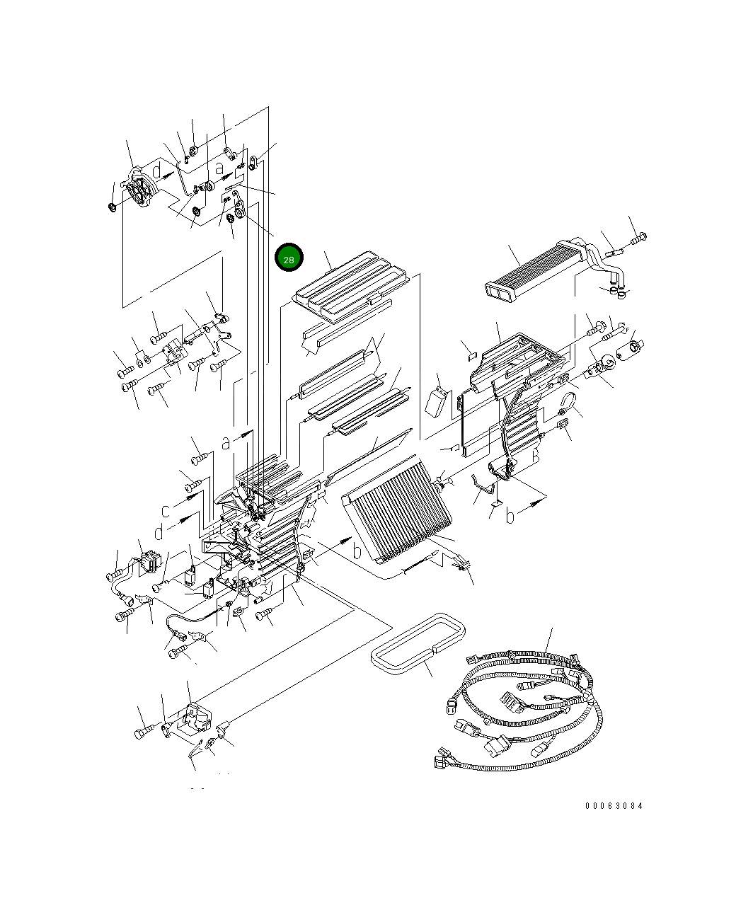 Рычаг AN51571-43860 Komatsu