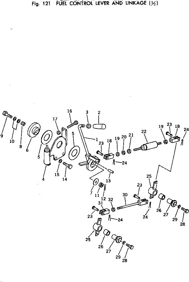 Рычаг 202-43-48310 Komatsu
