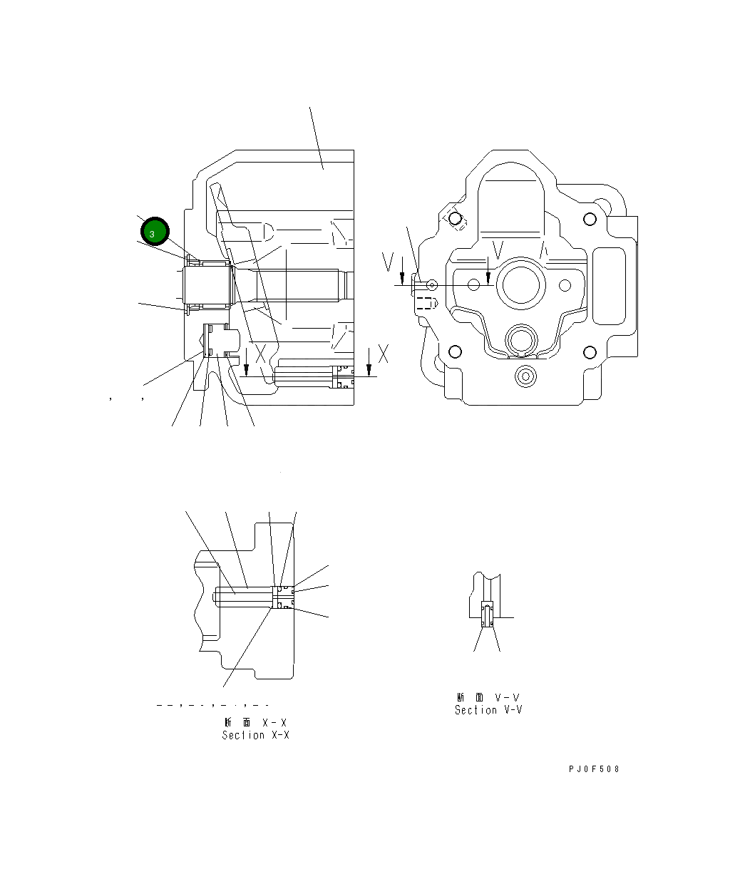 Подшипник UC1100539807 Komatsu