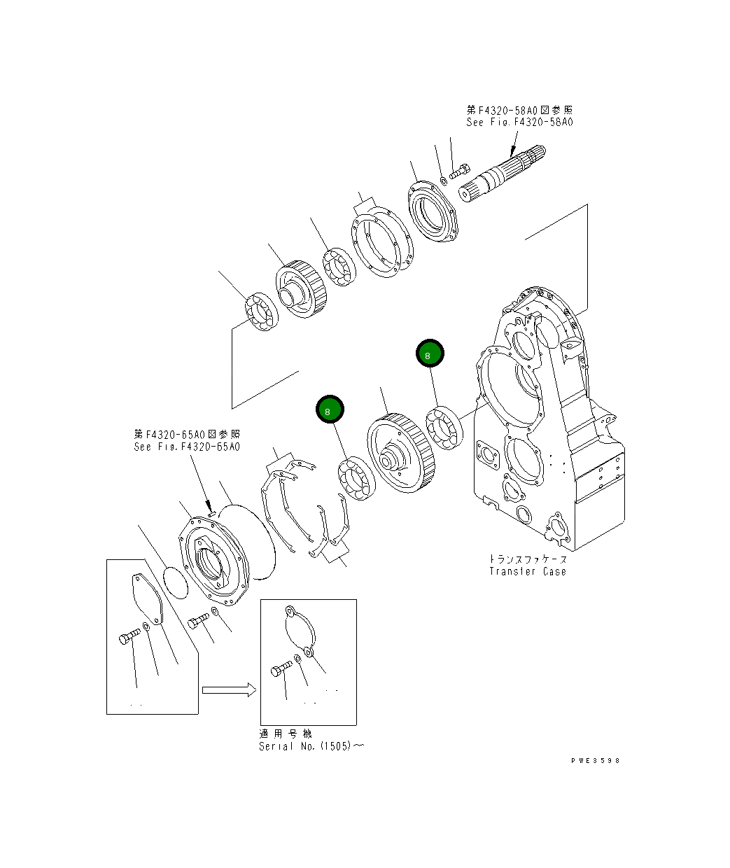 Подшипник 17A-09-11150 Komatsu