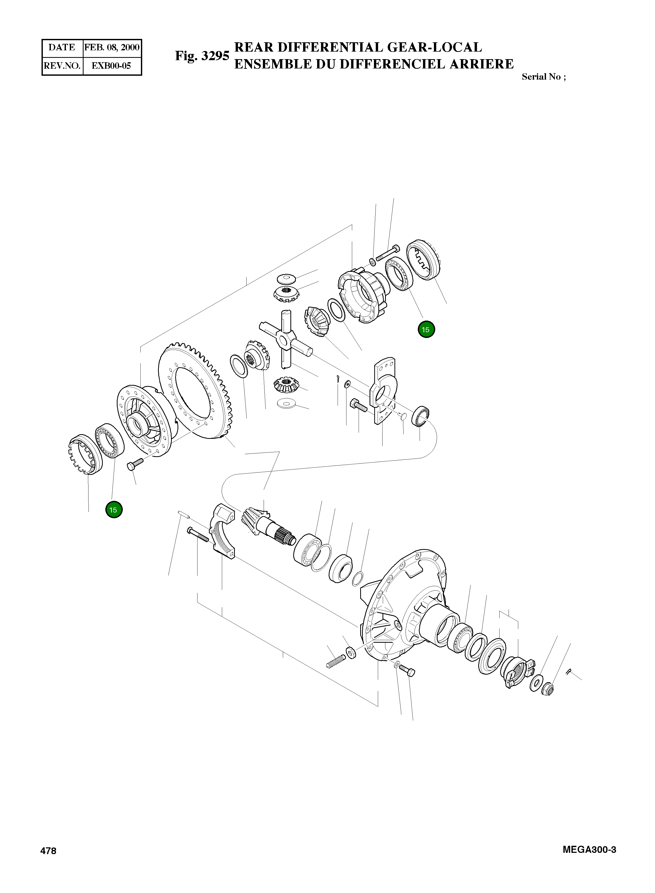 Подшипник 4109-7038  Komatsu