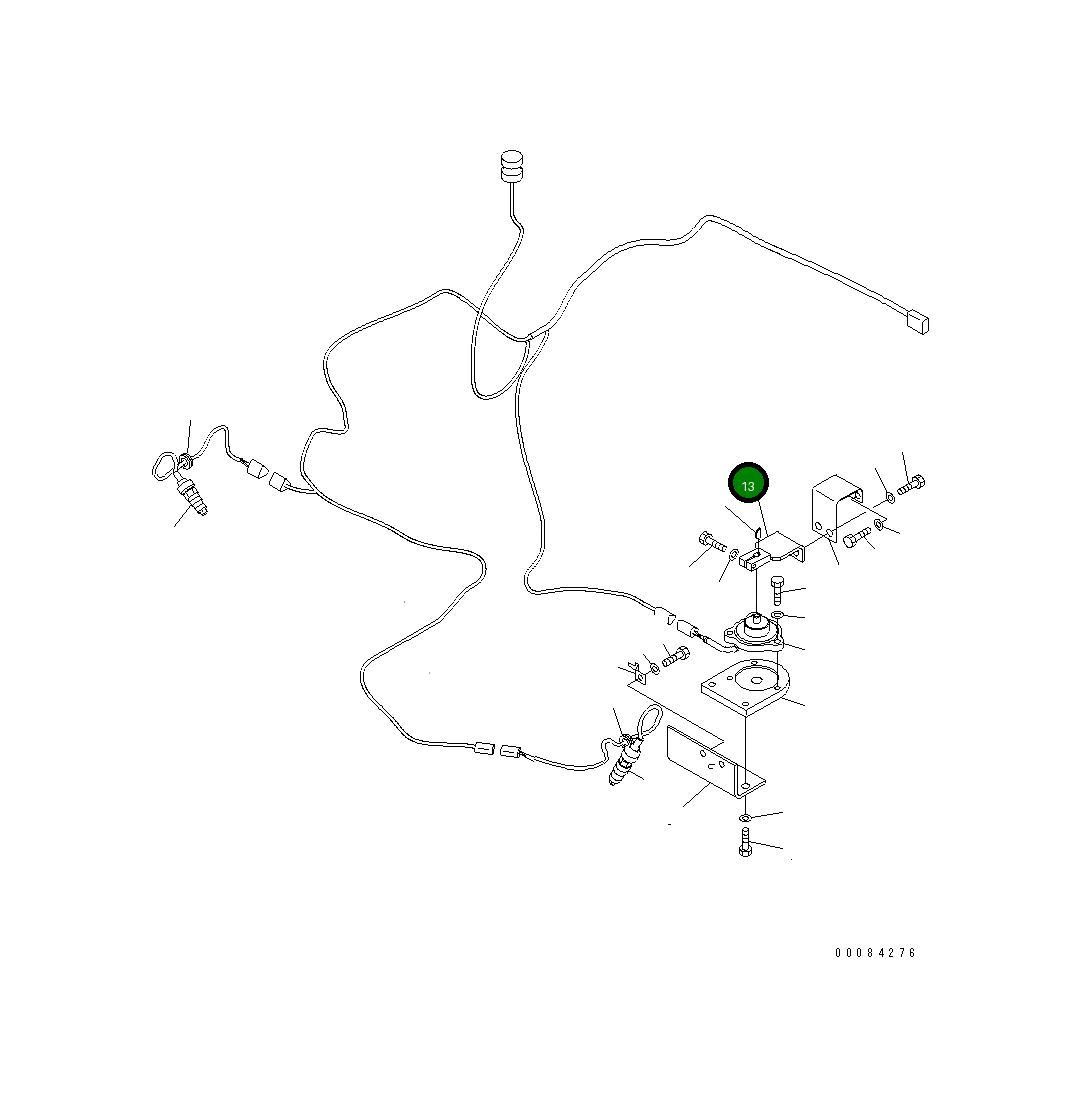 Рычаг 56B-86-26780 Komatsu