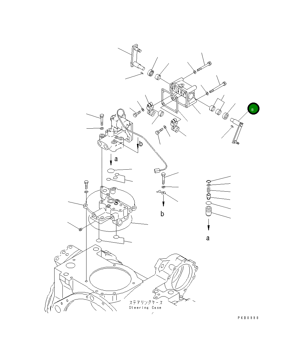 Рычаг 17A-40-12231 Komatsu