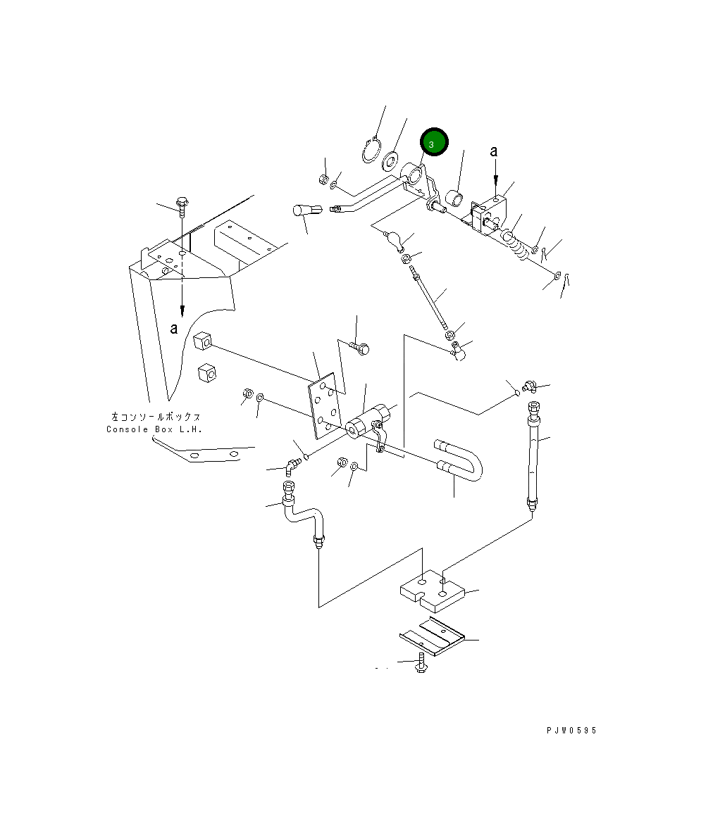 Рычаг 42C-54-12971 Komatsu