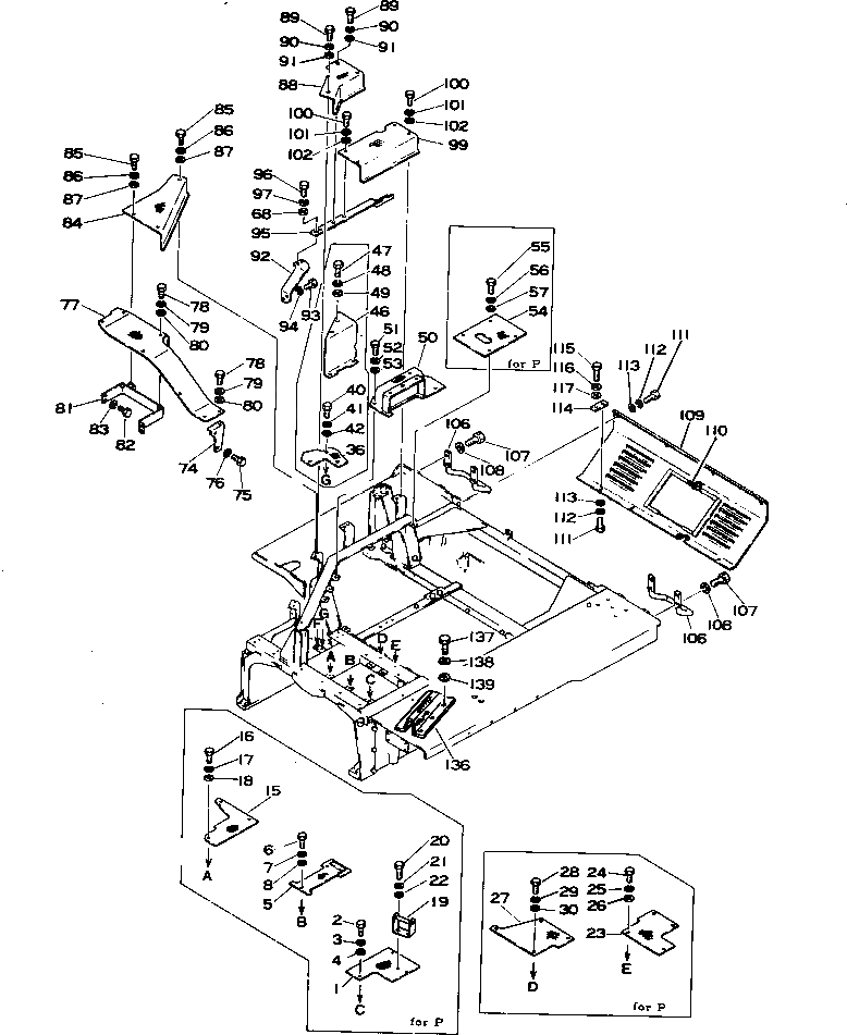 Крышка 196-54-18110 Komatsu