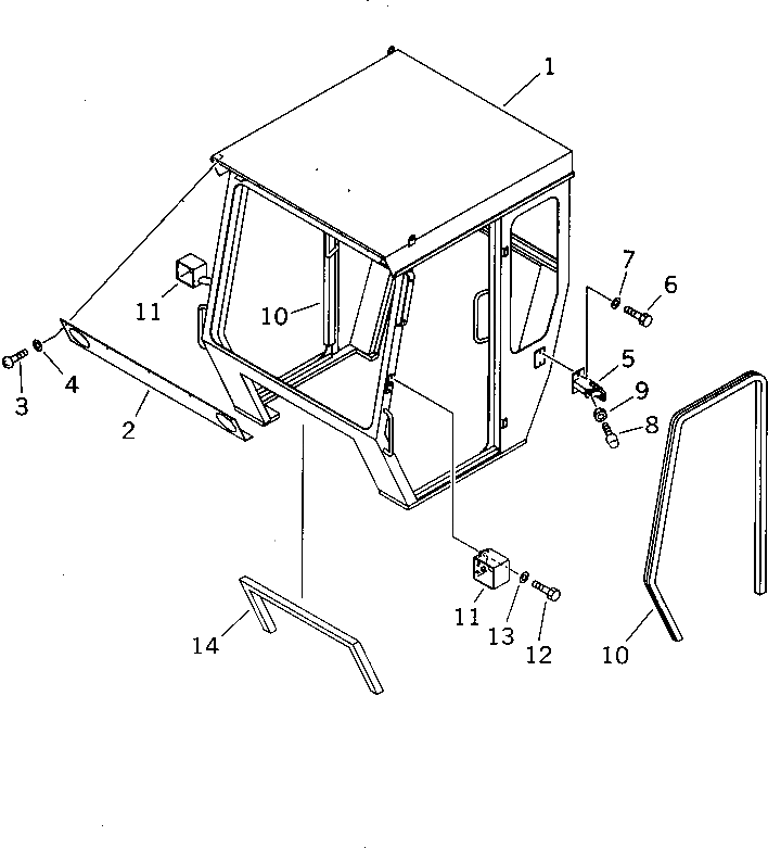 Крышка 273-955-2250 Komatsu