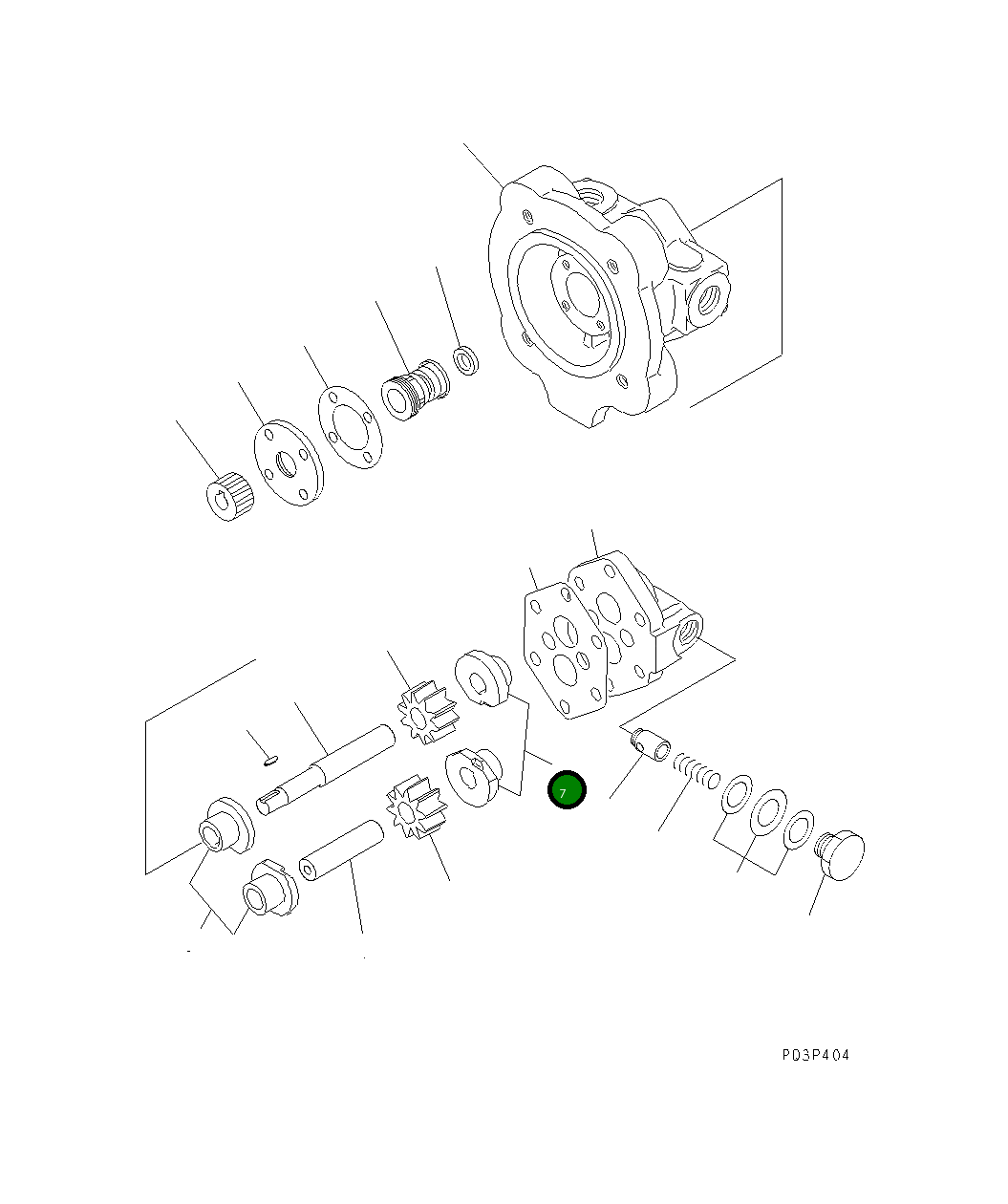 Подшипник EB15GP-051-2 Komatsu