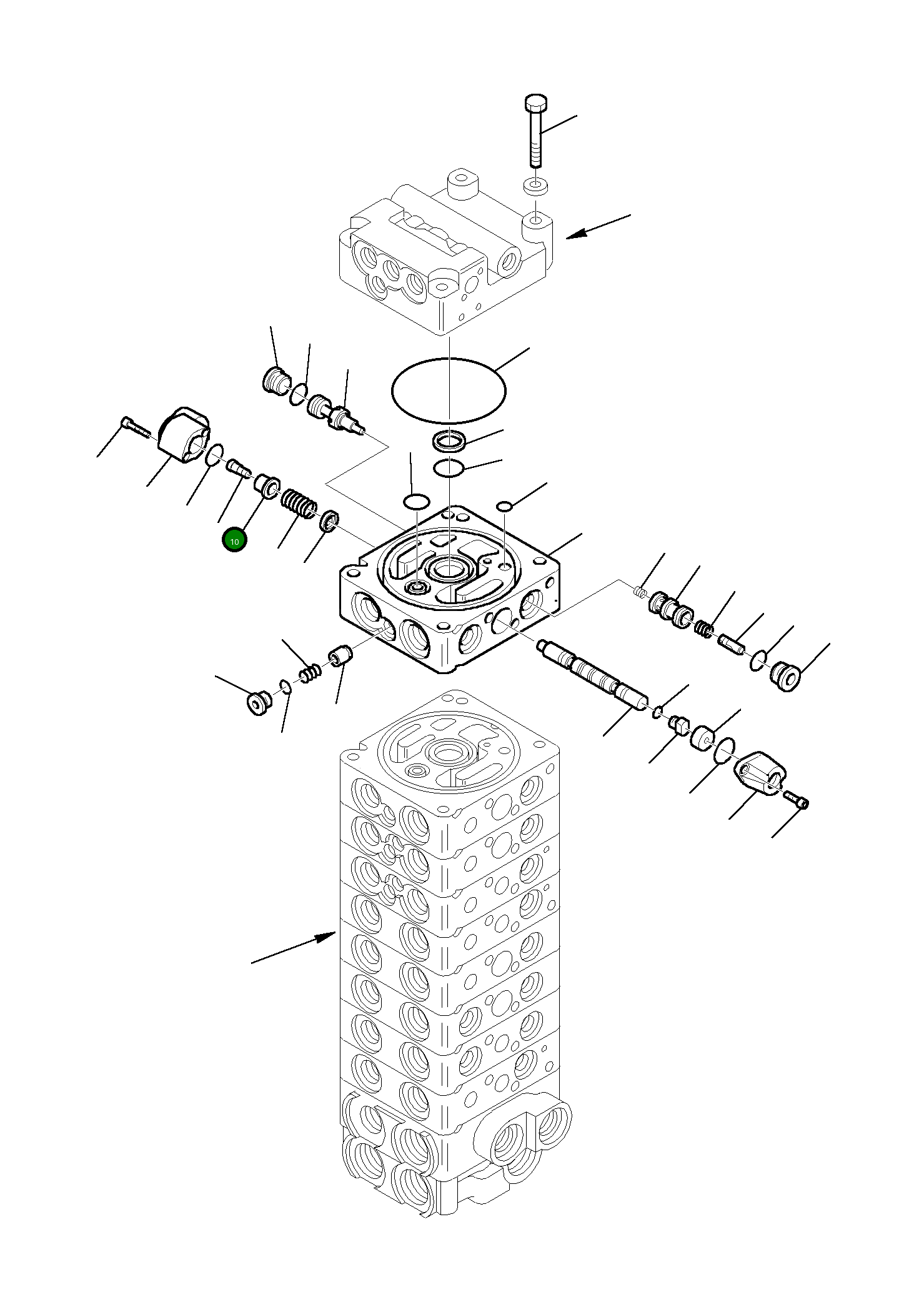 Крышка 890001746 Komatsu