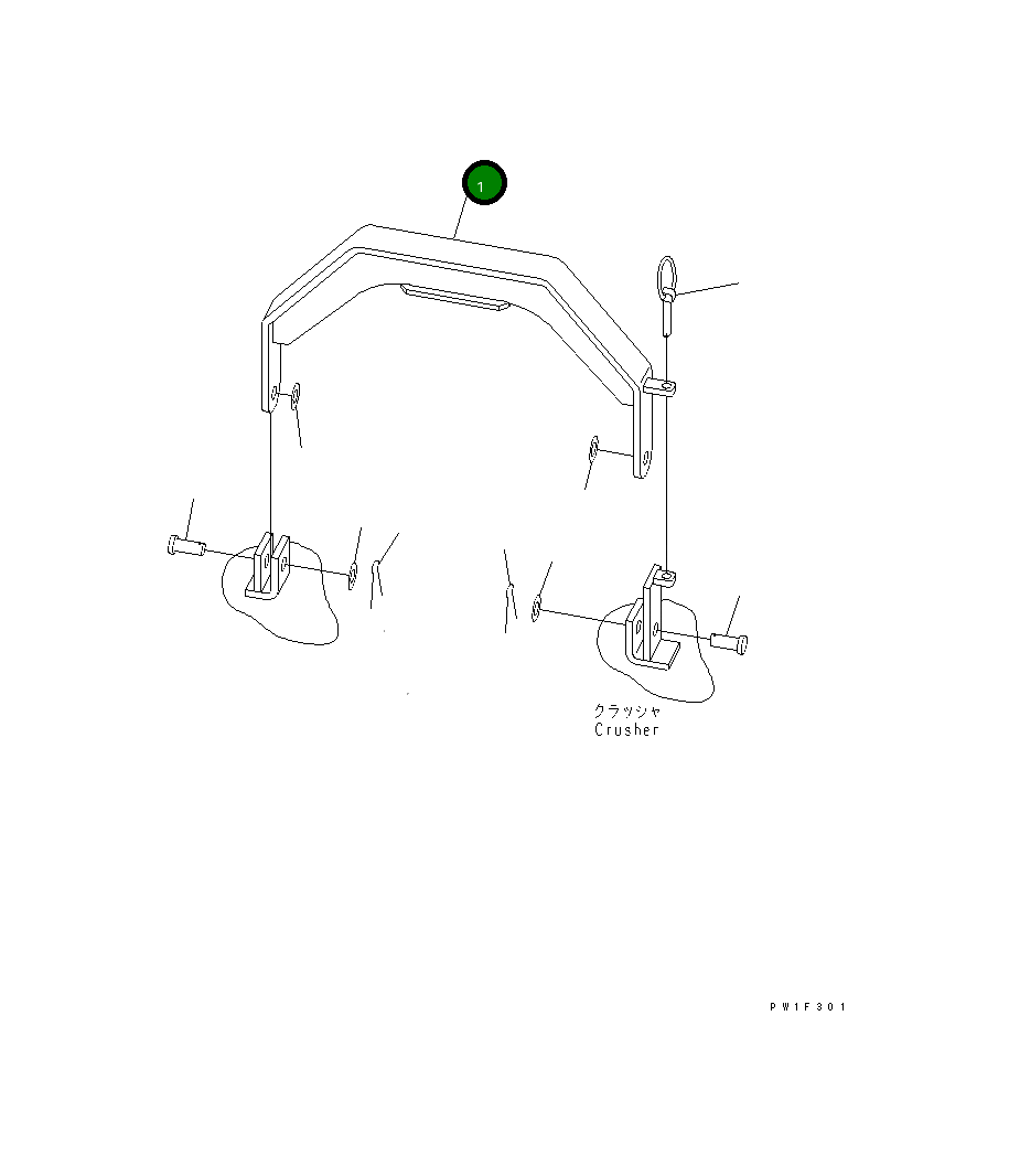 Крышка 8296-70-3320  Komatsu