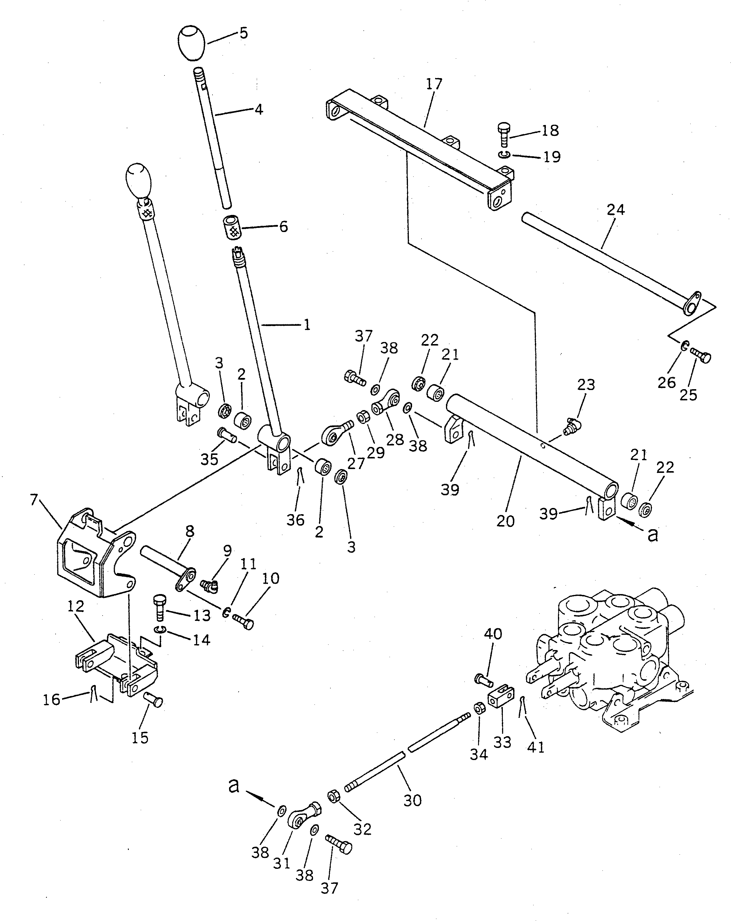 Рычаг 22W-43-12740 Komatsu