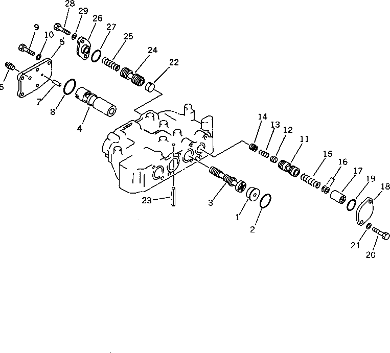 Крышка 19M-15-15850  Komatsu