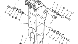 Крышка 21T-72-15190 Komatsu