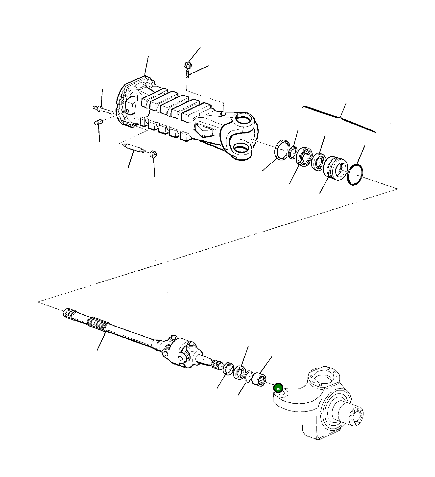 Подшипник 21D-23-12230 Komatsu