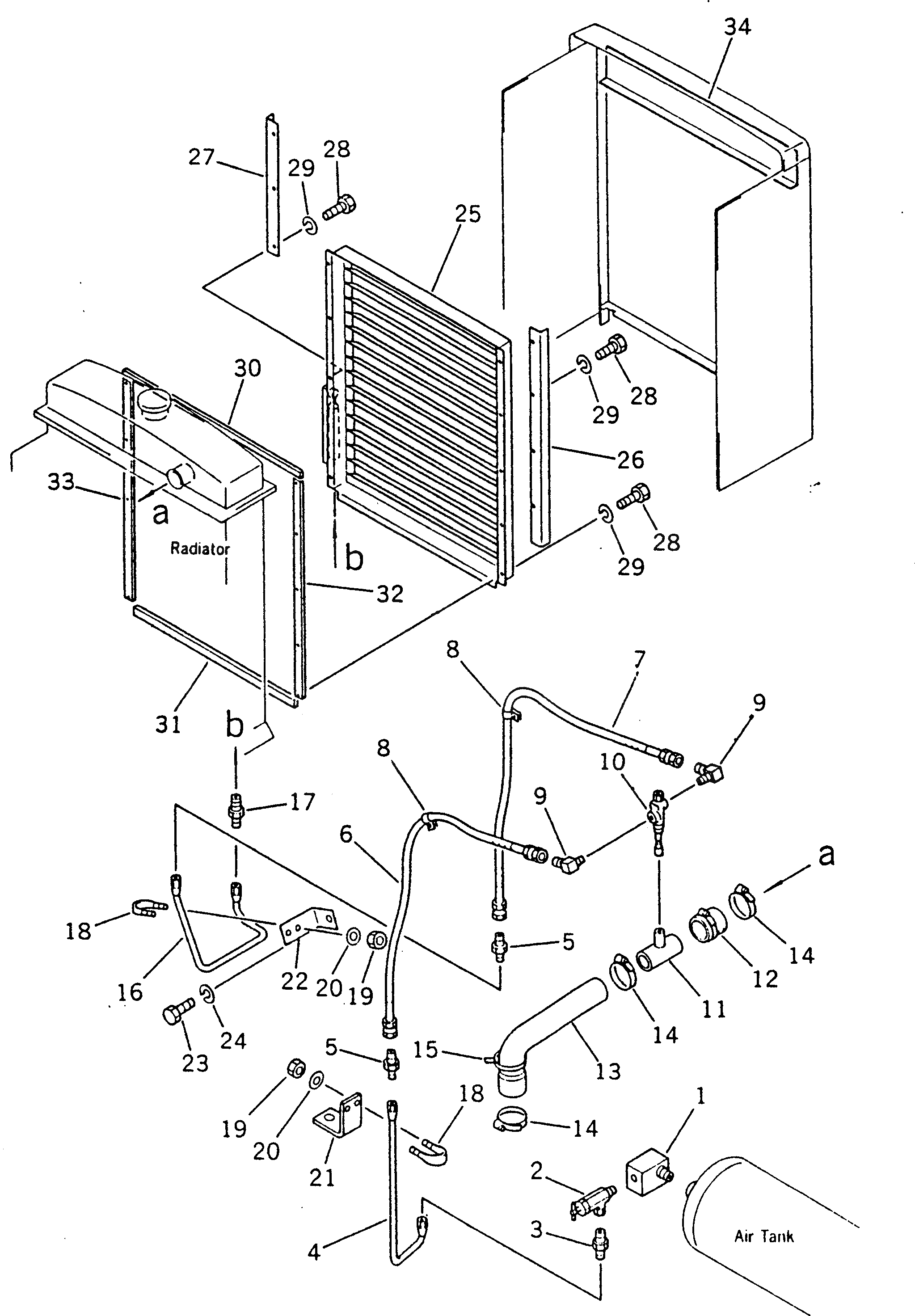 Крышка 232-03-55640 Komatsu