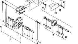 Ведущая звезда YM172157-29100 Komatsu