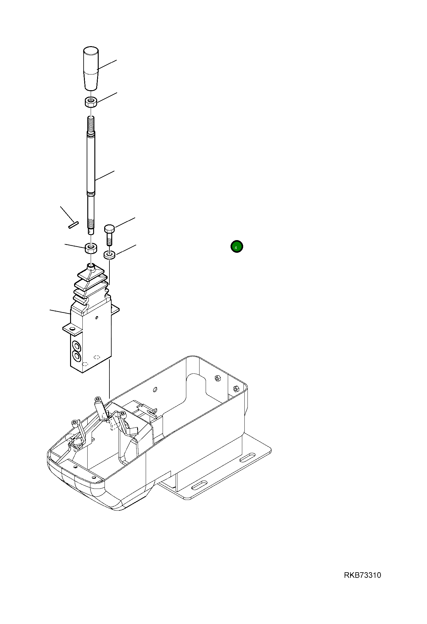 Рычаг 22J-43-R6321 Komatsu